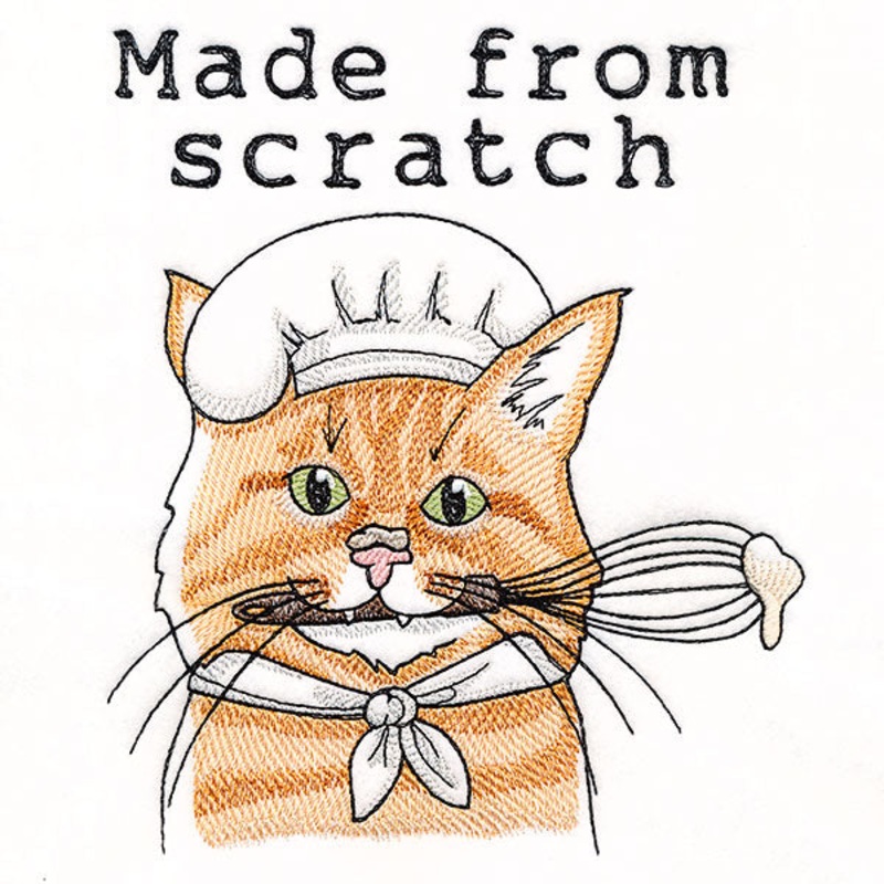 Made From Scratch Cat Chef|7.8″ x 6.59″ / 198.07mm x 167.46mm|6.92″ x 5.85″ / 175.75mm x 148.59mm|5.78″ x 4.88″ / 146.69mm x 124.07mm|All Sizes
