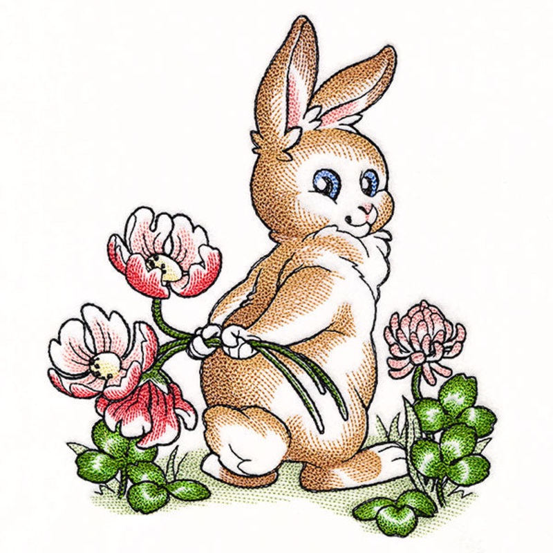 Springtime Bunny|7.8″ x 6.77″ / 198.22mm x 171.9mm|6.74″ x 5.85″ / 171.27mm x 148.49mm|5.58″ x 4.85″ / 141.73mm x 123.11mm|All Sizes