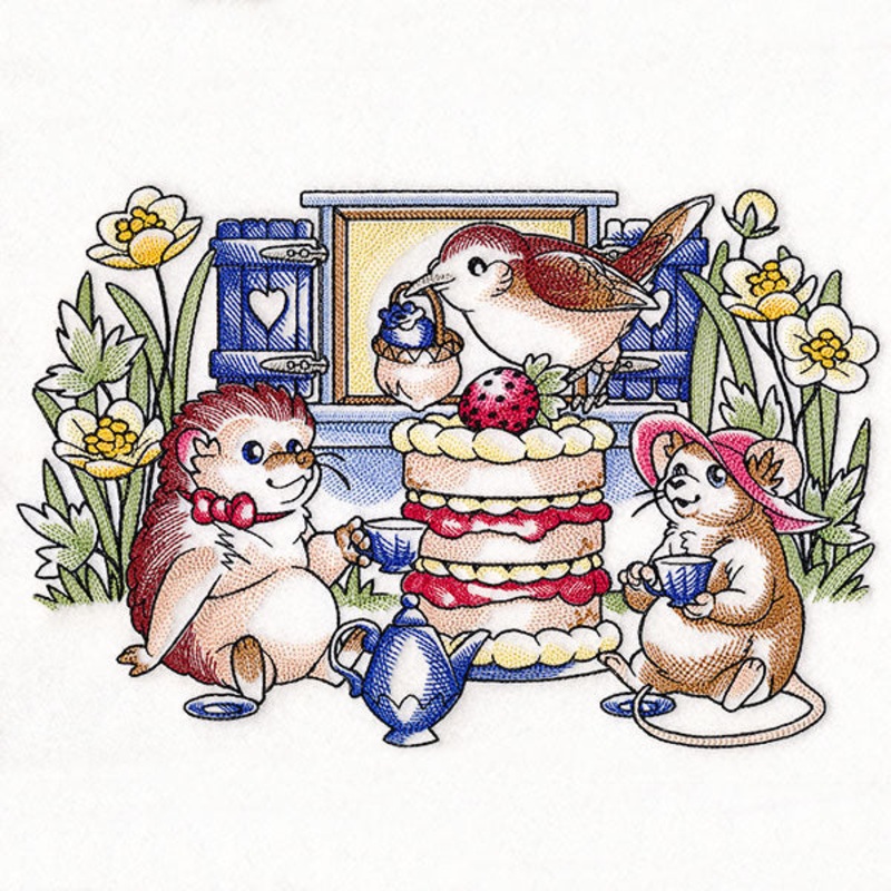 Afternoon Tea Mice & Friends|6.85″ x 10.44″ / 173.92mm x 265.25mm|5.85″ x 8.92″ / 148.48mm x 226.5mm|5.11″ x 7.8″ / 129.87mm x 198.05mm|4.49″ x 6.85″ / 114.09mm x 174mm|All Sizes
