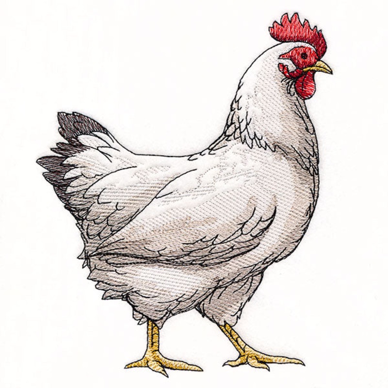 Farmhouse Chicken|7.23″ x 5.85″ / 183.58mm x 148.59mm|5.99″ x 4.85″ / 152.19mm x 123.19mm|3.85″ x 3.12″ / 97.79mm x 79.15mm|All Sizes