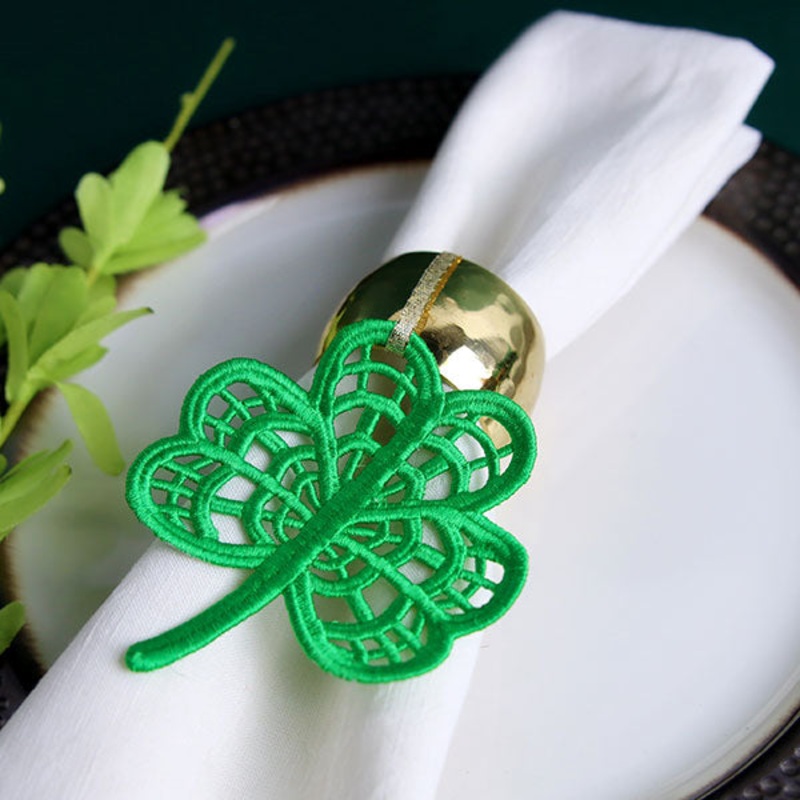 Lucky Shamrock (Lace)|4.5″ x 4.03″ / 114.28mm x 102.4mm|3.88″ x 3.47″ / 98.47mm x 88.25mm|3.5″ x 3.14″ / 88.99mm x 79.81mm|All Sizes