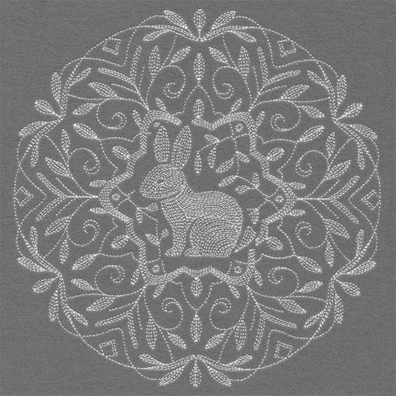Spring Botanical – Bunny|7.8″ x 7.54″ / 198.12mm x 191.62mm|7.08″ x 6.85″ / 179.89mm x 173.99mm|6.05″ x 5.85″ / 153.63mm x 148.59mm|5.01″ x 4.85″ / 127.37mm x 123.19mm|All Sizes