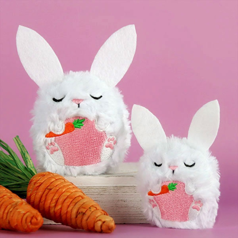 Spring Bunny Ornament (In-the-Hoop)