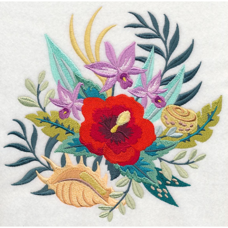 Tropical Oasis Medley|7.63″ x 7.81″ / 193.77mm x 198.28mm|6.9″ x 7.06″ / 175.27mm x 179.37mm|5.84″ x 5.98″ / 148.35mm x 151.84mm|4.85″ x 4.97″ / 123.2mm x 126.12mm|All Sizes