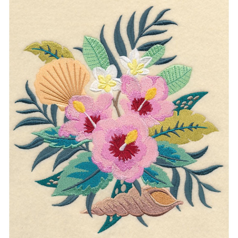 Tropical Paradise Medley|7.78″ x 7.25″ / 197.6mm x 184.26mm|6.96″ x 6.49″ / 176.67mm x 164.77mm|6.27″ x 5.84″ / 159.23mm x 148.46mm|5.23″ x 4.88″ / 132.84mm x 123.83mm|All Sizes