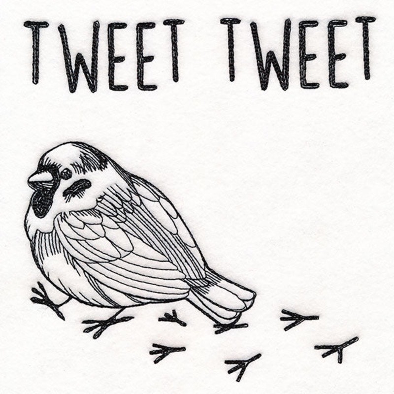 Tweet Tweet Chickadee|6.84″ x 6.67″ / 173.62mm x 169.43mm|5.83″ x 5.68″ / 148.21mm x 144.29mm|4.84″ x 4.73″ / 123mm x 120.07mm|All Sizes