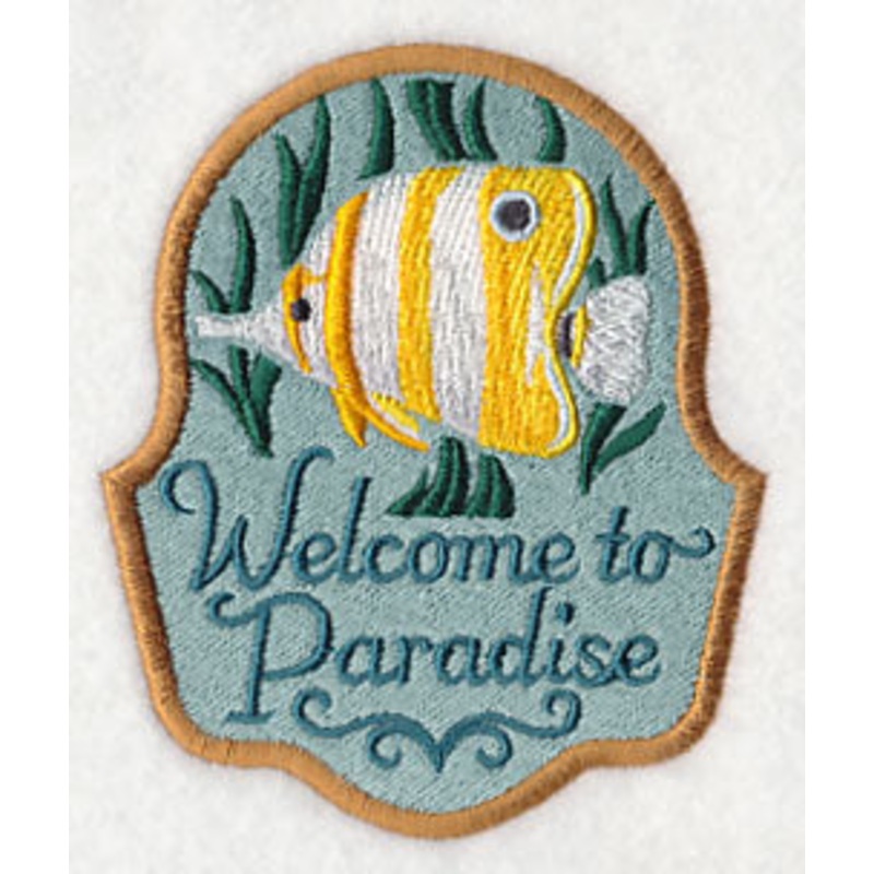Welcome to Paradise|3.9″ x 3.24″ / 99.17mm x 82.4mm|3.4″ x 2.82″ / 86.27mm x 71.71mm|All Sizes