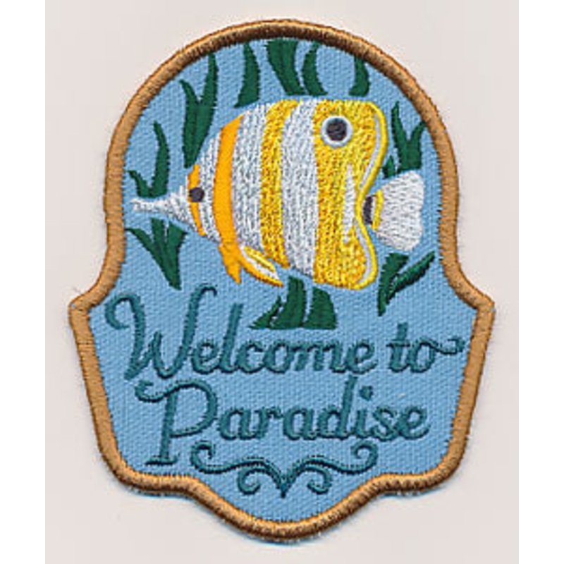 Welcome To Paradise Magnet (In-the-Hoop)