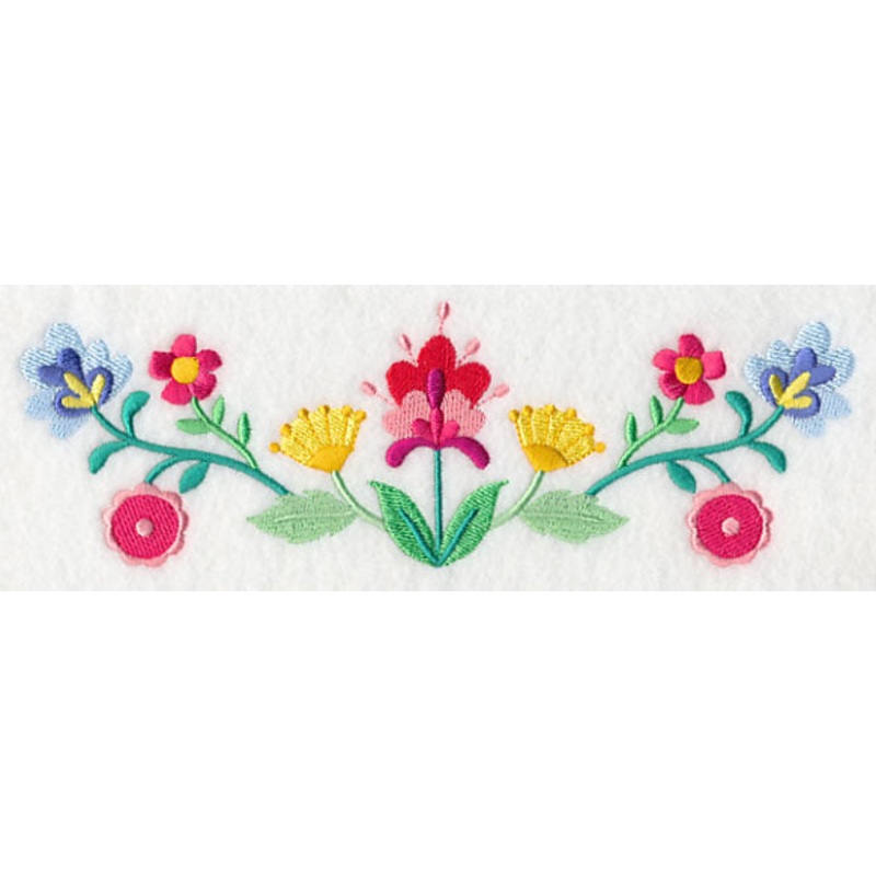 Beautiful Bohemian Blooms Border