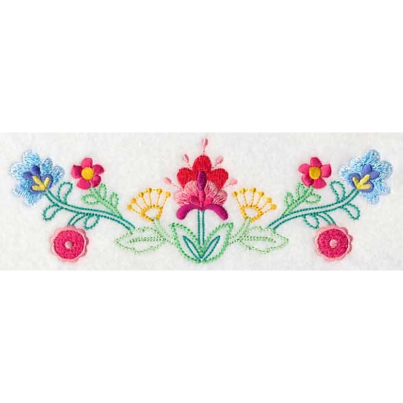 Beautiful Bohemian Blooms Border (Vintage)