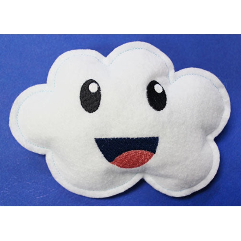 Cloud Stuffie (In-the-Hoop)|4.85″ x 6.74″ / 123.12mm x 171.23mm|2.77″ x 3.85″ / 70.28mm x 97.74mm|2.16″ x 3″ / 54.75mm x 76.16mm|All Sizes