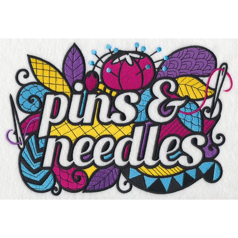 Crafty Pins and Needles (Blackwork)