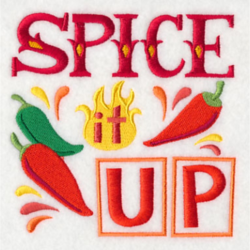 Spice it Up|4.84″ x 4.84″ / 122.94mm x 122.94mm|3.86″ x 3.86″ / 98.04mm x 98.04mm|All Sizes