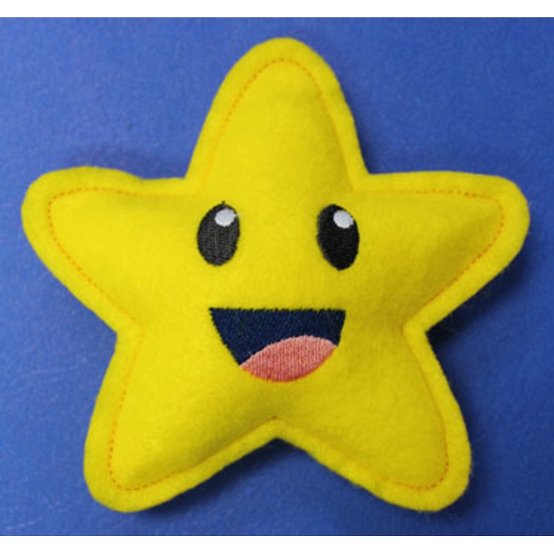 Star Stuffie (In-the-Hoop)|4.85″ x 4.95″ / 123.13mm x 125.84mm|3.76″ x 3.85″ / 95.59mm x 97.72mm|2.93″ x 3″ / 74.48mm x 76.14mm|All Sizes