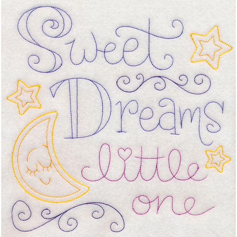 Sweet Dreams Little One Square (Vintage)