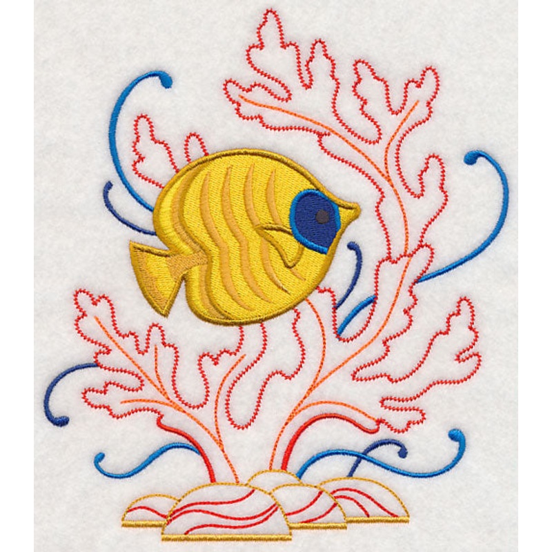 Tropical Fish and Coral (Vintage)