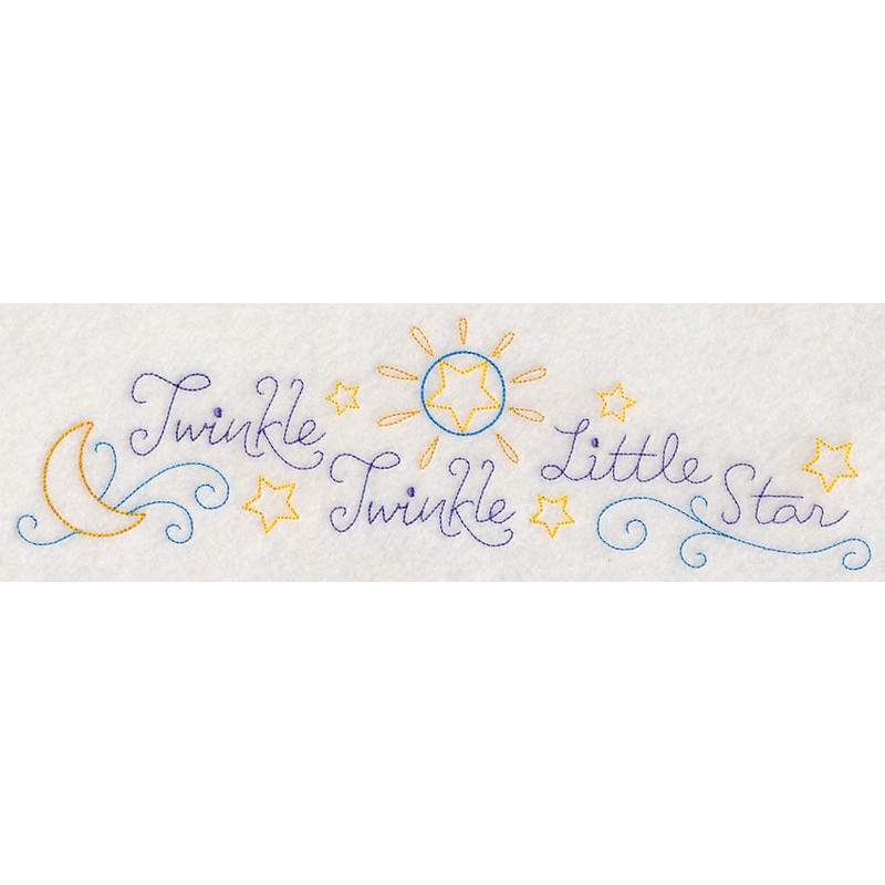 Twinkle Twinkle Little Star Border (Vintage)