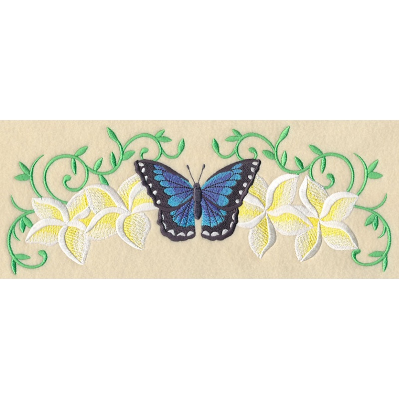 Frangipani and Butterfly Border