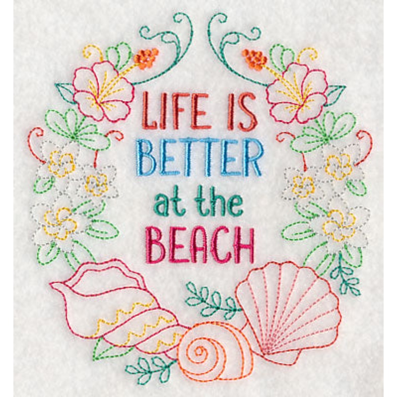 Life is Better at the Beach Wreath