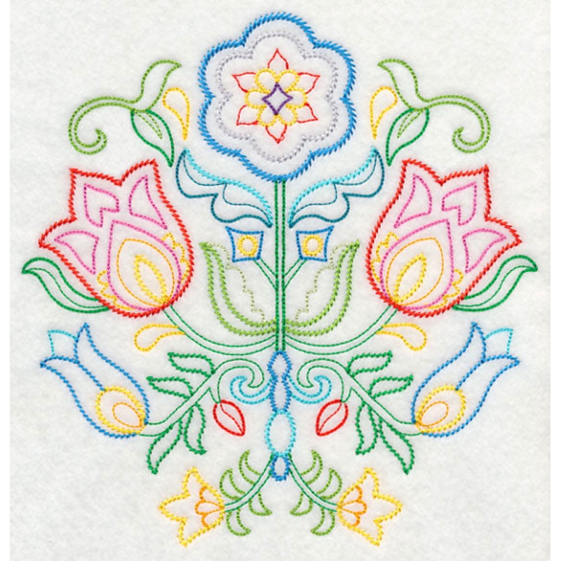 Swedish Folk Art – Flowers (Vintage)
