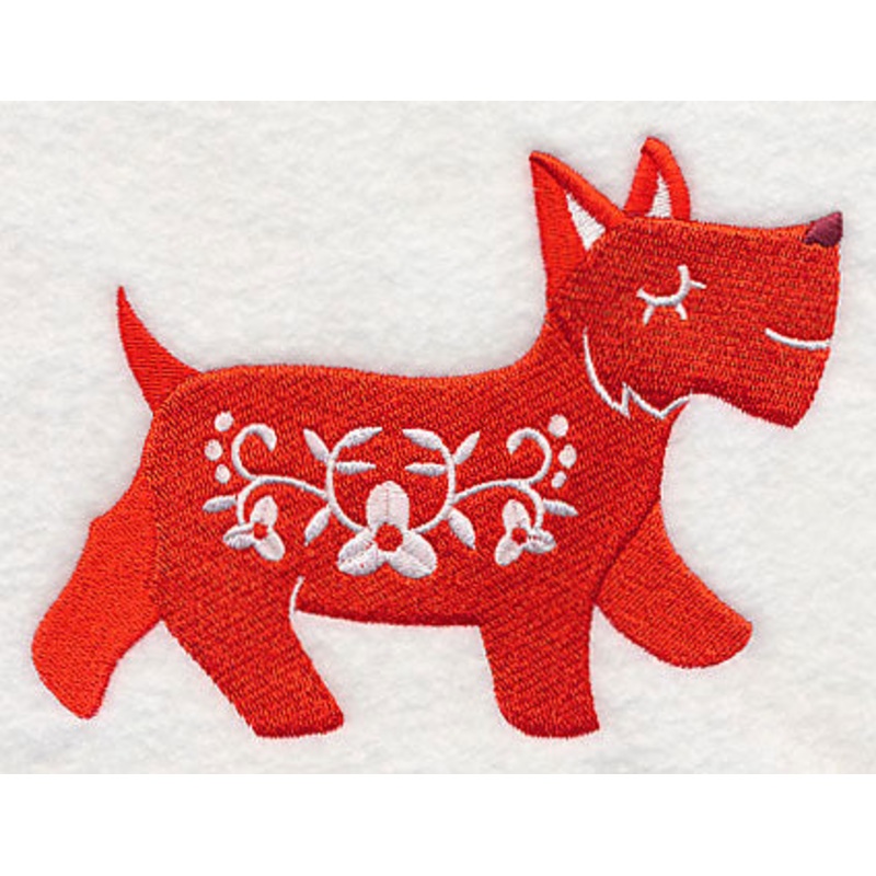 Swedish Scottie Dog Silhouette
