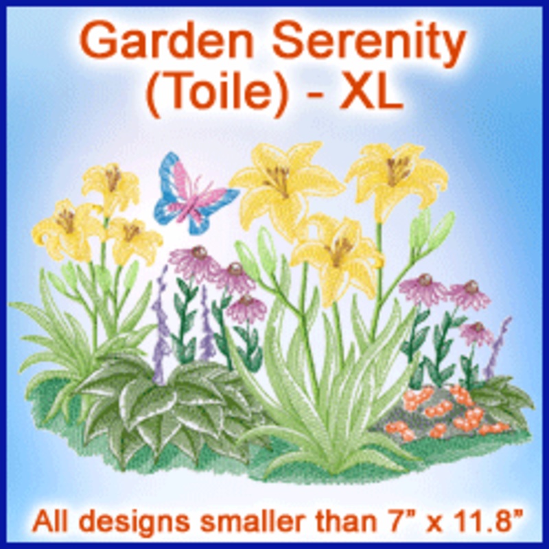 A Garden Serenity (Toile) Design Pack