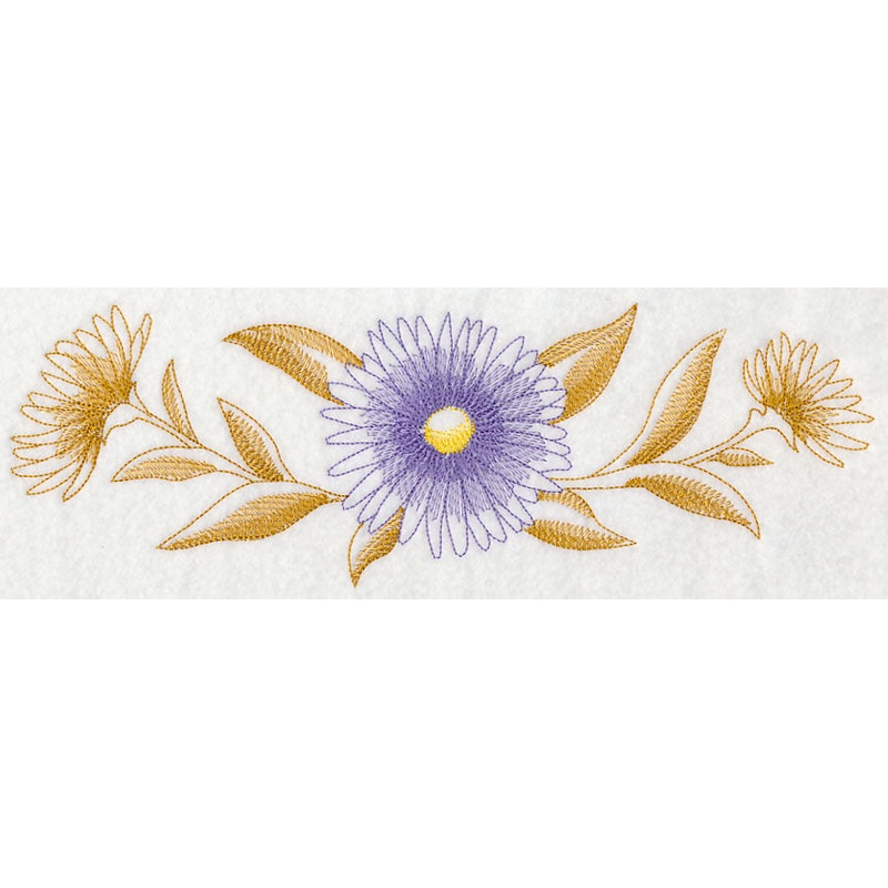 Aster Border (Toile)|3.93″ x 11.75″ / 99.78mm x 298.39mm|3.14″ x 9.4″ / 79.83mm x 238.72mm|2.61″ x 7.8″ / 66.24mm x 198.08mm|2.16″ x 6″ / 54.91mm x 152.4mm|All Sizes