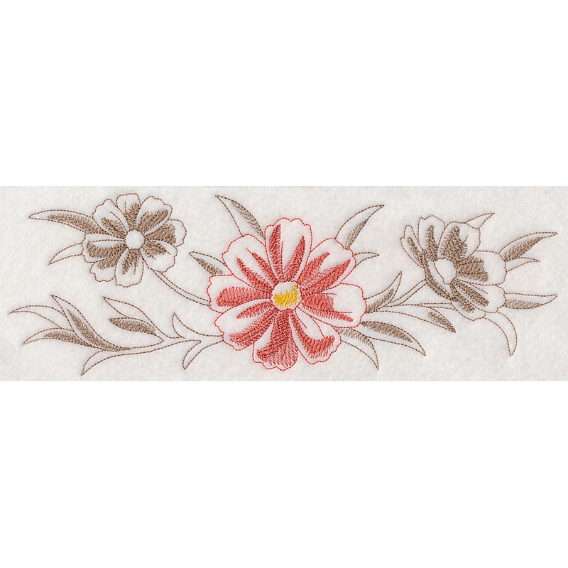 Cosmos Border (Toile)|3.92″ x 11.75″ / 99.48mm x 298.45mm|3.13″ x 9.4″ / 79.62mm x 238.76mm|2.6″ x 7.8″ / 66mm x 198.12mm|2.17″ x 6″ / 55.19mm x 152.4mm|All Sizes