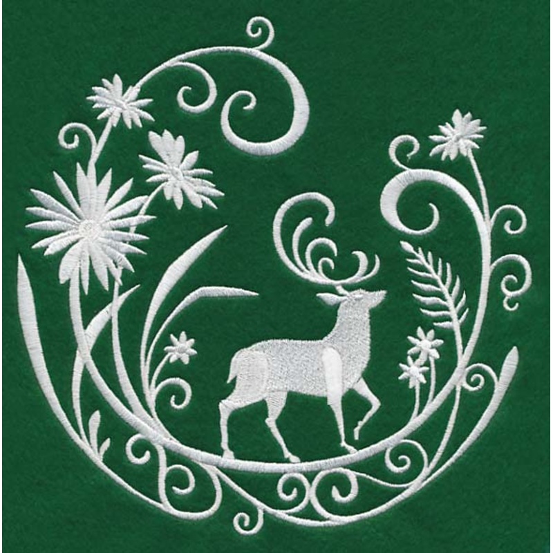 Deer Whitework Scene|7.79″ x 7.8″ / 197.88mm x 198.12mm|6.91″ x 6.92″ / 175.48mm x 175.68mm|5.87″ x 5.87″ / 149.03mm x 149.18mm|4.85″ x 4.86″ / 123.27mm x 123.37mm|3.89″ x 3.89″ / 98.72mm x 98.78mm|All Sizes