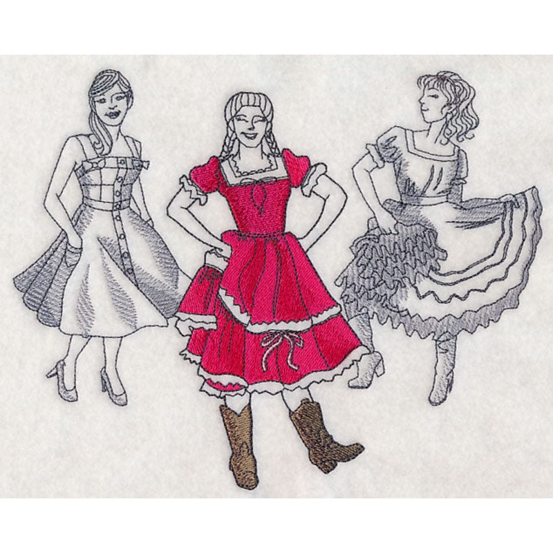 Square Dancing Fashion Plate – Female