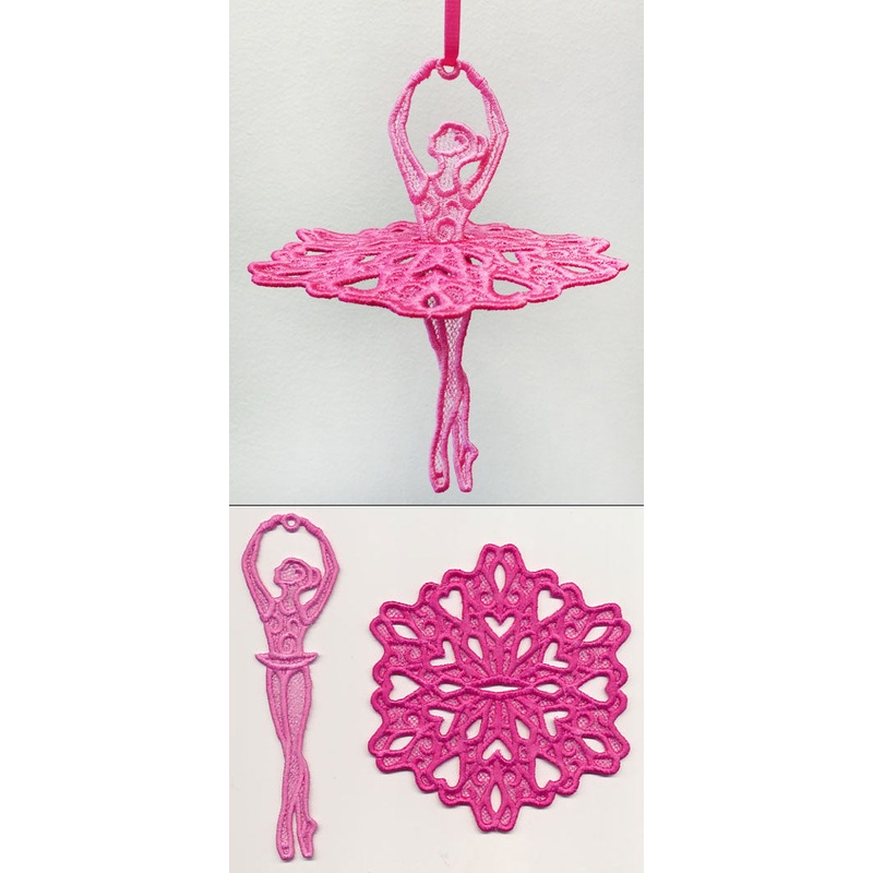 Ballerina in 3D (Lace)|6″ x 4.68″ / 152.4mm x 118.87mm|3.88″ x 3.04″ / 98.55mm x 77.22mm|All Sizes