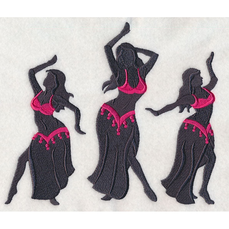Belly Dance Silhouette Trio|6.67″ x 7.8″ / 169.31mm x 198.18mm|5.86″ x 6.85″ / 148.76mm x 174.08mm|4.86″ x 5.69″ / 123.5mm x 144.44mm|All Sizes