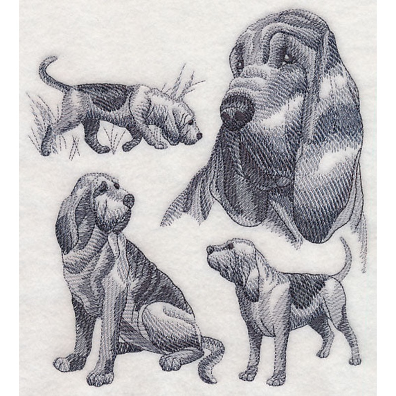 Bloodhound Sketch|7.62″ x 6.8″ / 193.47mm x 172.84mm|6.52″ x 5.83″ / 165.61mm x 147.97mm|5.38″ x 4.82″ / 136.59mm x 122.37mm|All Sizes