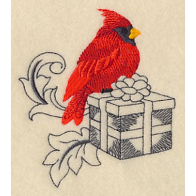 Cardinal and Gift|3.78″ x 3.29″ / 96.13mm x 83.63mm|2.66″ x 2.31″ / 67.45mm x 58.78mm|All Sizes