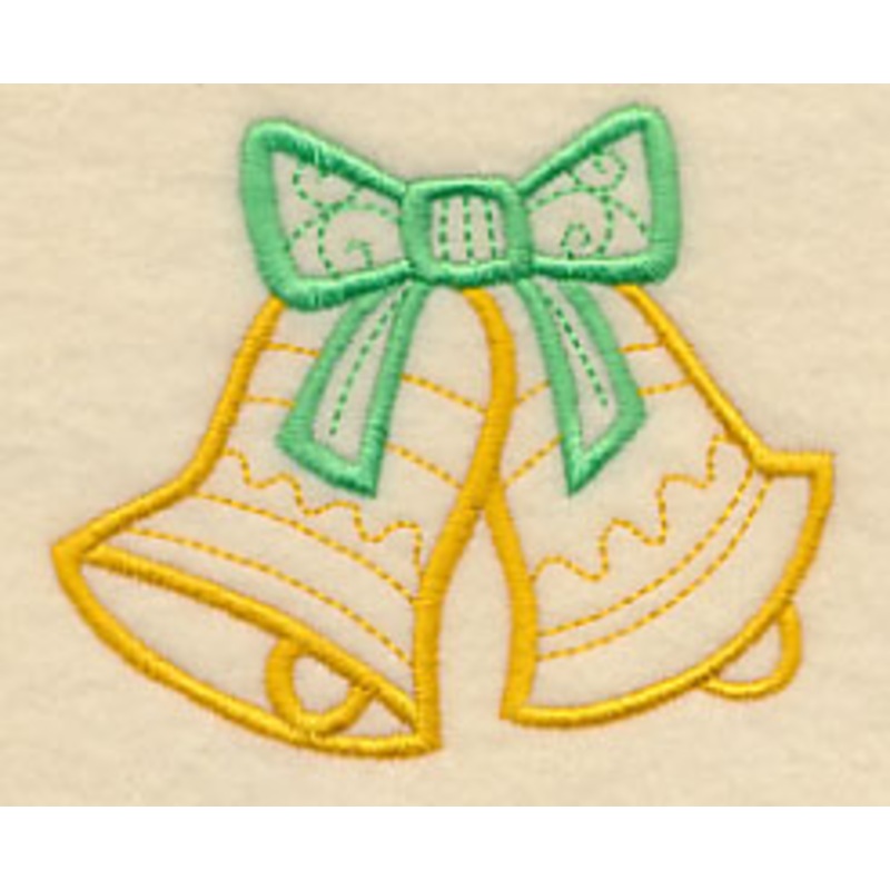 Delicate Christmas Bells|2.52″ x 3.07″ / 64.03mm x 78.1mm|1.61″ x 1.96″ / 40.97mm x 49.91mm|All Sizes