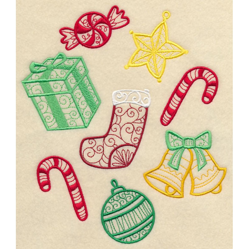 Delicate Christmas Medley|7.82″ x 6.87″ / 198.66mm x 174.62mm|6.68″ x 5.87″ / 169.57mm x 149.04mm|5.56″ x 4.89″ / 141.25mm x 124.15mm|All Sizes