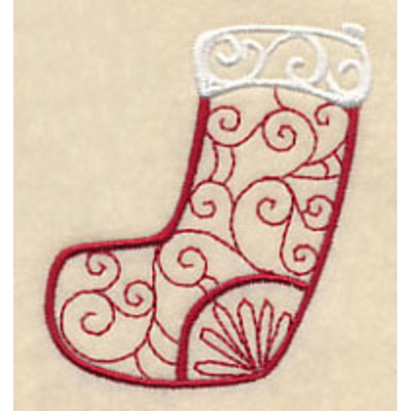 Delicate Christmas Stocking|2.68″ x 2.33″ / 67.96mm x 59.1mm|1.91″ x 1.66″ / 48.42mm x 42.12mm|All Sizes