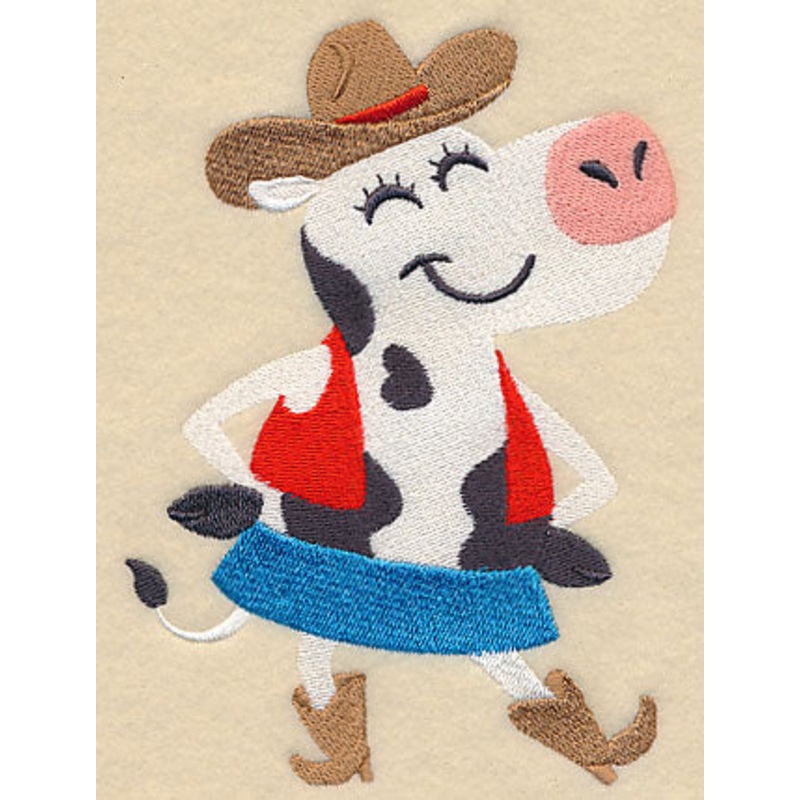 Square Dancing Cow|5.79″ x 4.3″ / 147.09mm x 109.25mm|3.86″ x 2.86″ / 98.03mm x 72.7mm|All Sizes