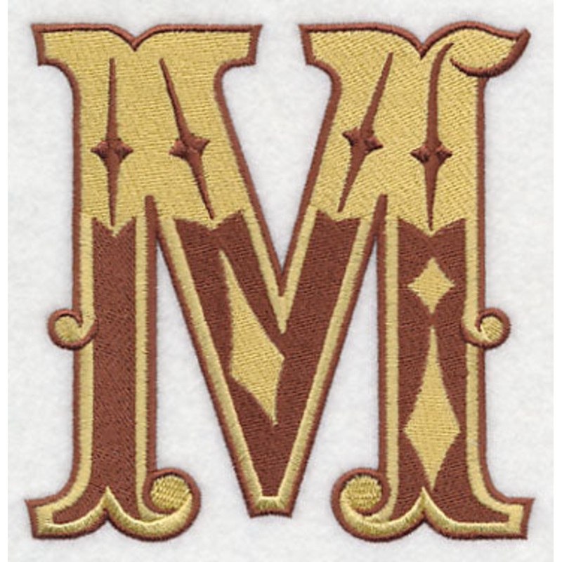Western Letter M (5 inch)|4.89″ x 4.79″ / 124.16mm x 121.71mm|3.78″ x 3.7″ / 95.94mm x 94.05mm|3.04″ x 2.98″ / 77.2mm x 75.66mm|2.02″ x 1.98″ / 51.31mm x 50.26mm|All Sizes