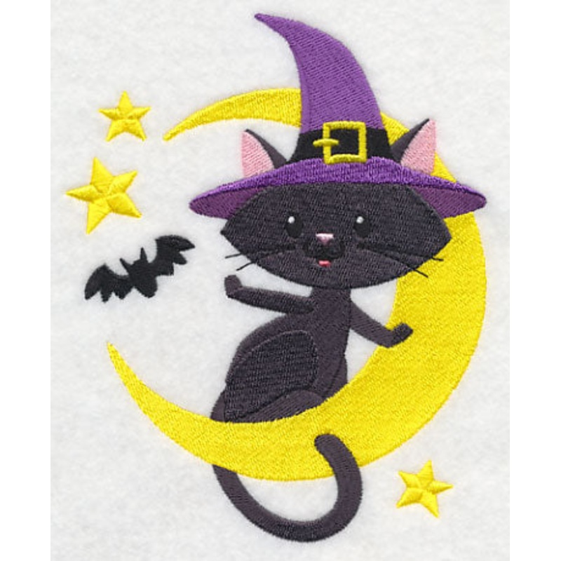 Boo-tiful Black Cat|6.08″ x 4.82″ / 154.32mm x 122.51mm|3.89″ x 3.09″ / 98.86mm x 78.46mm|All Sizes