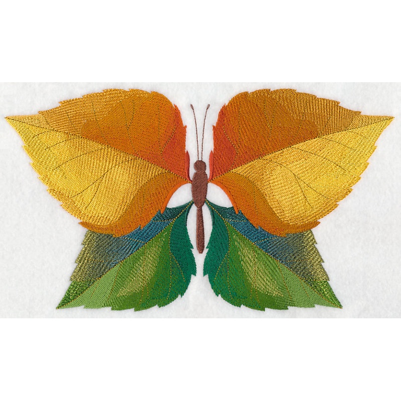 Cottonwood Leaf Butterfly|6.3″ x 10.98″ / 160.12mm x 278.84mm|5.39″ x 9.39″ / 136.95mm x 238.46mm|4.48″ x 7.79″ / 113.7mm x 197.89mm|3.94″ x 6.85″ / 99.96mm x 173.89mm|2.23″ x 3.88″ / 56.7mm x 98.55mm|All Sizes