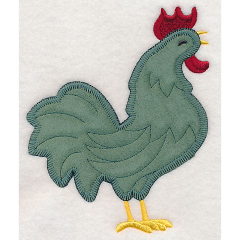 Crowing Rooster (Heirloom Applique)