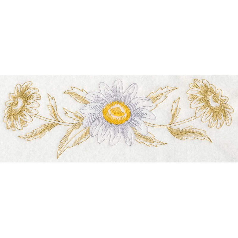 Daisy Border (Toile)|4.14″ x 11.75″ / 105.12mm x 298.37mm|3.31″ x 9.4″ / 84.09mm x 238.7mm|2.75″ x 7.8″ / 69.77mm x 198.07mm|2.29″ x 6″ / 58.07mm x 152.4mm|All Sizes
