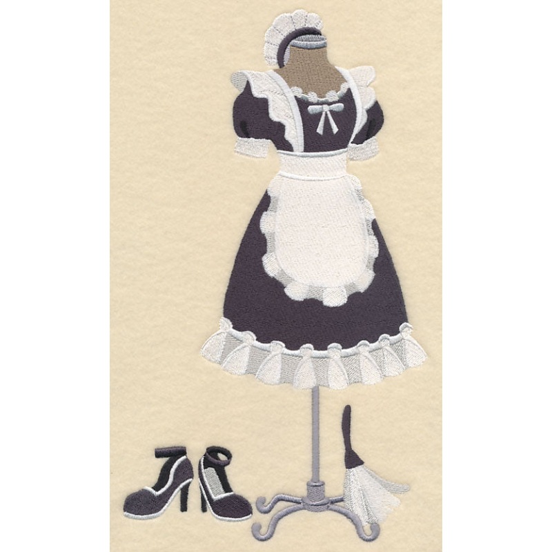 French Maid Costume Dress Form