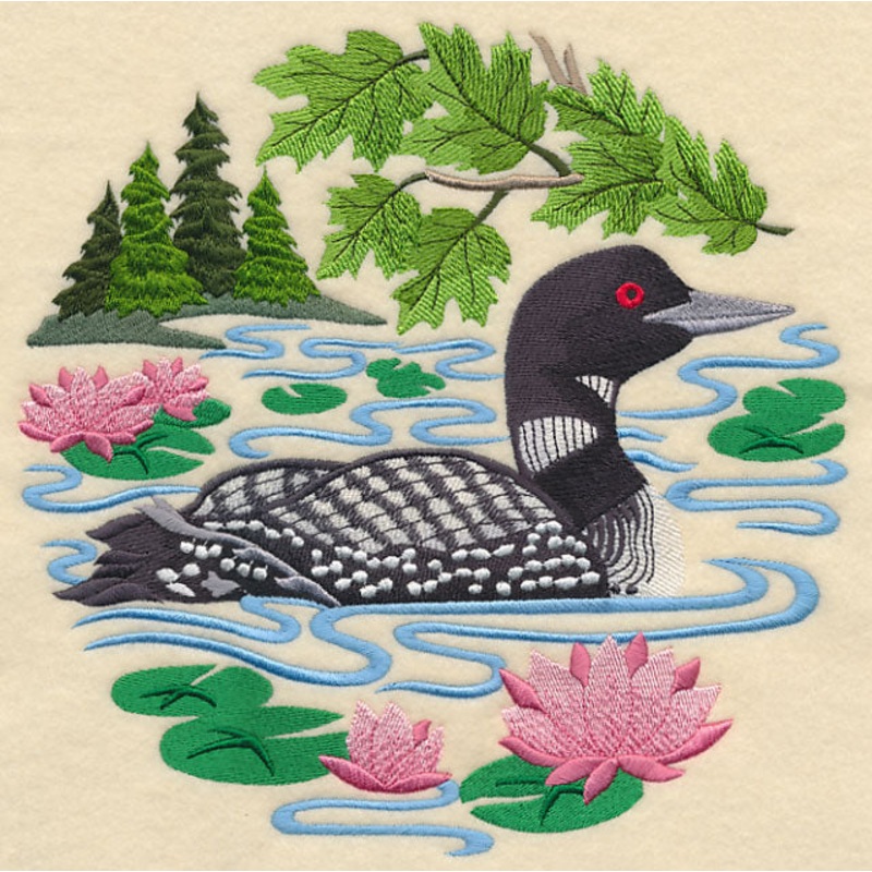 Loon Scene|8.59″ x 8.6″ / 218.06mm x 218.37mm|7.79″ x 7.8″ / 197.82mm x 198.19mm|6.9″ x 6.92″ / 175.33mm x 175.66mm|5.85″ x 5.86″ / 148.61mm x 148.96mm|4.85″ x 4.86″ / 123.23mm x 123.56mm|All Sizes