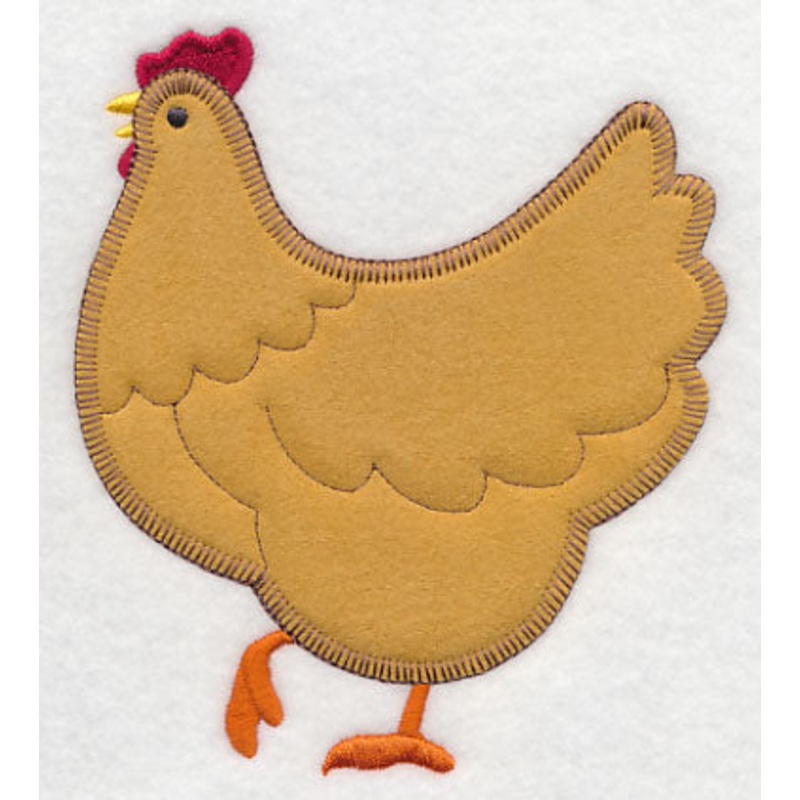 Standing Chicken (Heirloom Applique)