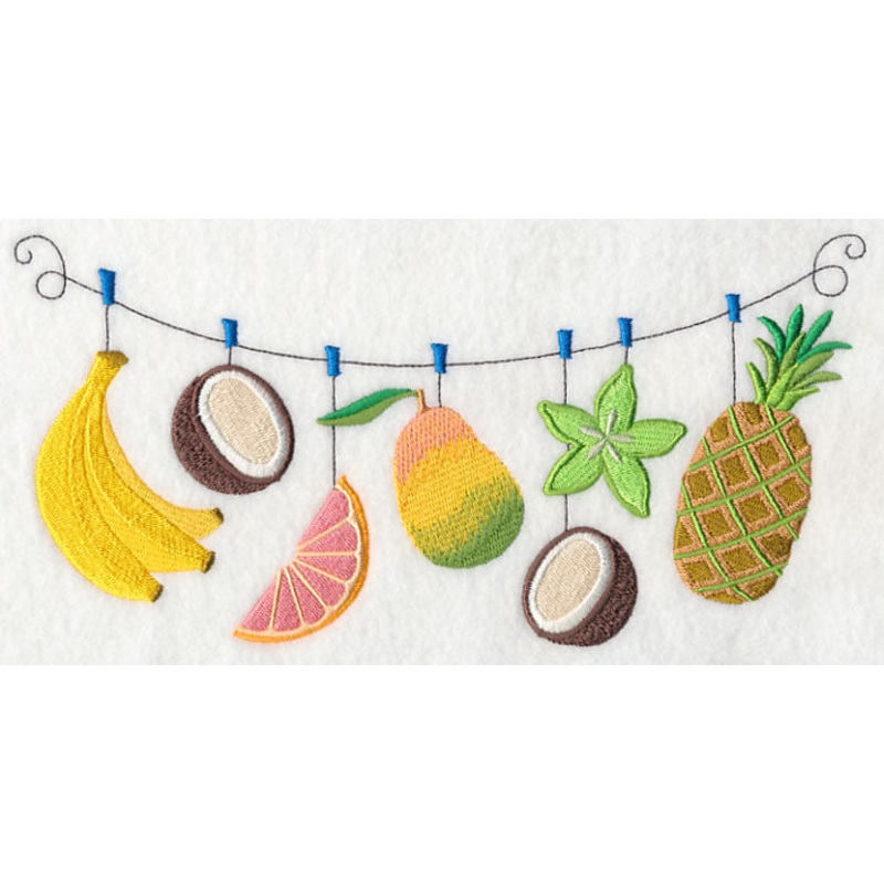 Tropical Fruit Clothesline|4.62″ x 9.4″ / 117.39mm x 238.64mm|3.84″ x 7.8″ / 97.43mm x 198.08mm|3.37″ x 6.85″ / 85.57mm x 173.92mm|All Sizes