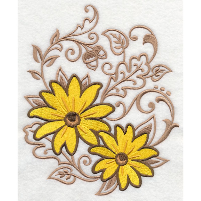 Black-Eyed Susans Echo in Bloom