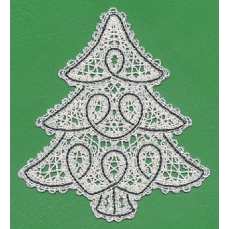 Christmas Tree (Battenburg Lace)