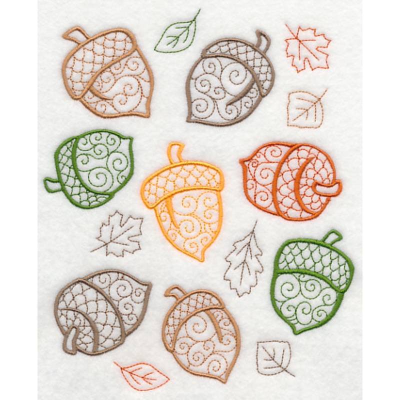 Fall Leaves and Acorns|7.8″ x 6.4″ / 198.07mm x 162.68mm|6.85″ x 5.63″ / 173.96mm x 142.93mm|5.92″ x 4.87″ / 150.47mm x 123.72mm|All Sizes